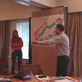 Onderzoekers van Fybrix Lotte Gerrits, Antoine Wellink