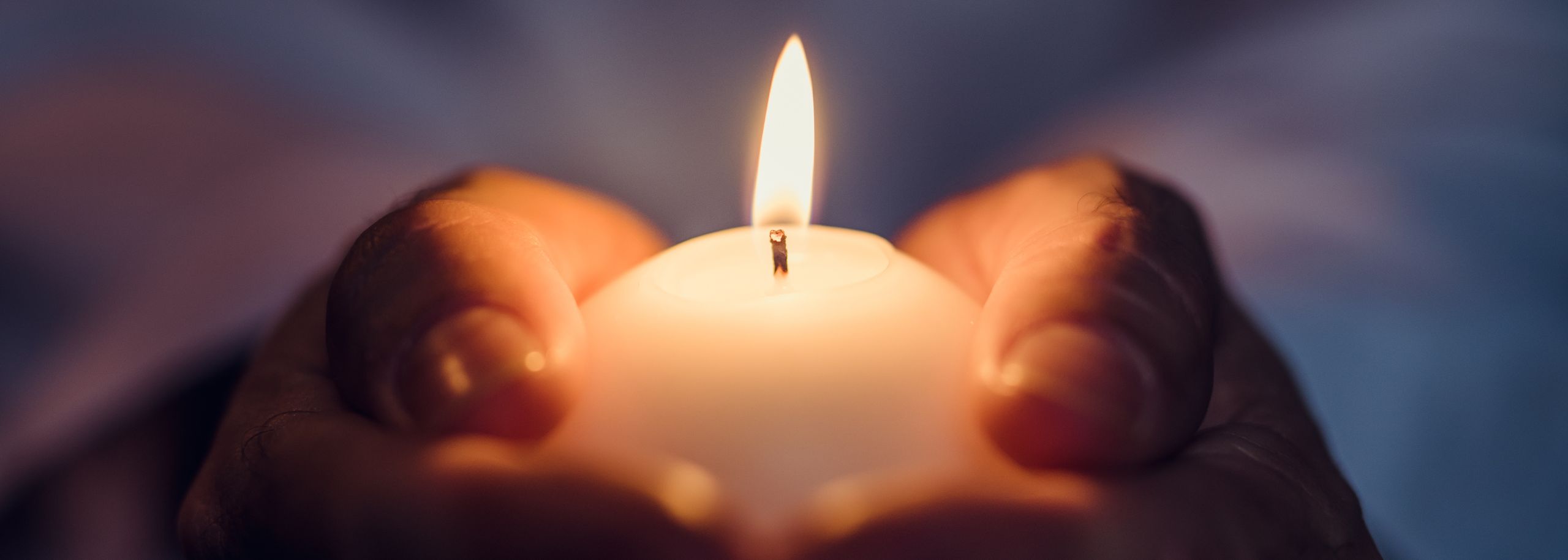 Kaars bij rouwbericht Emile Franke